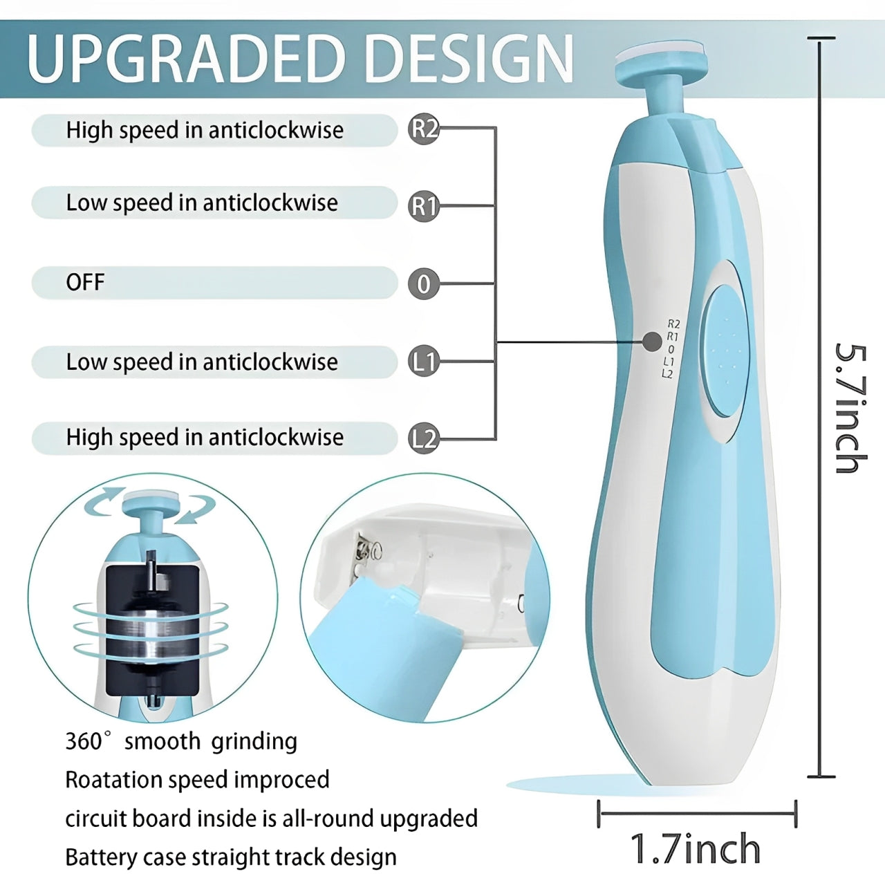 Baby Nail Clippers with Light