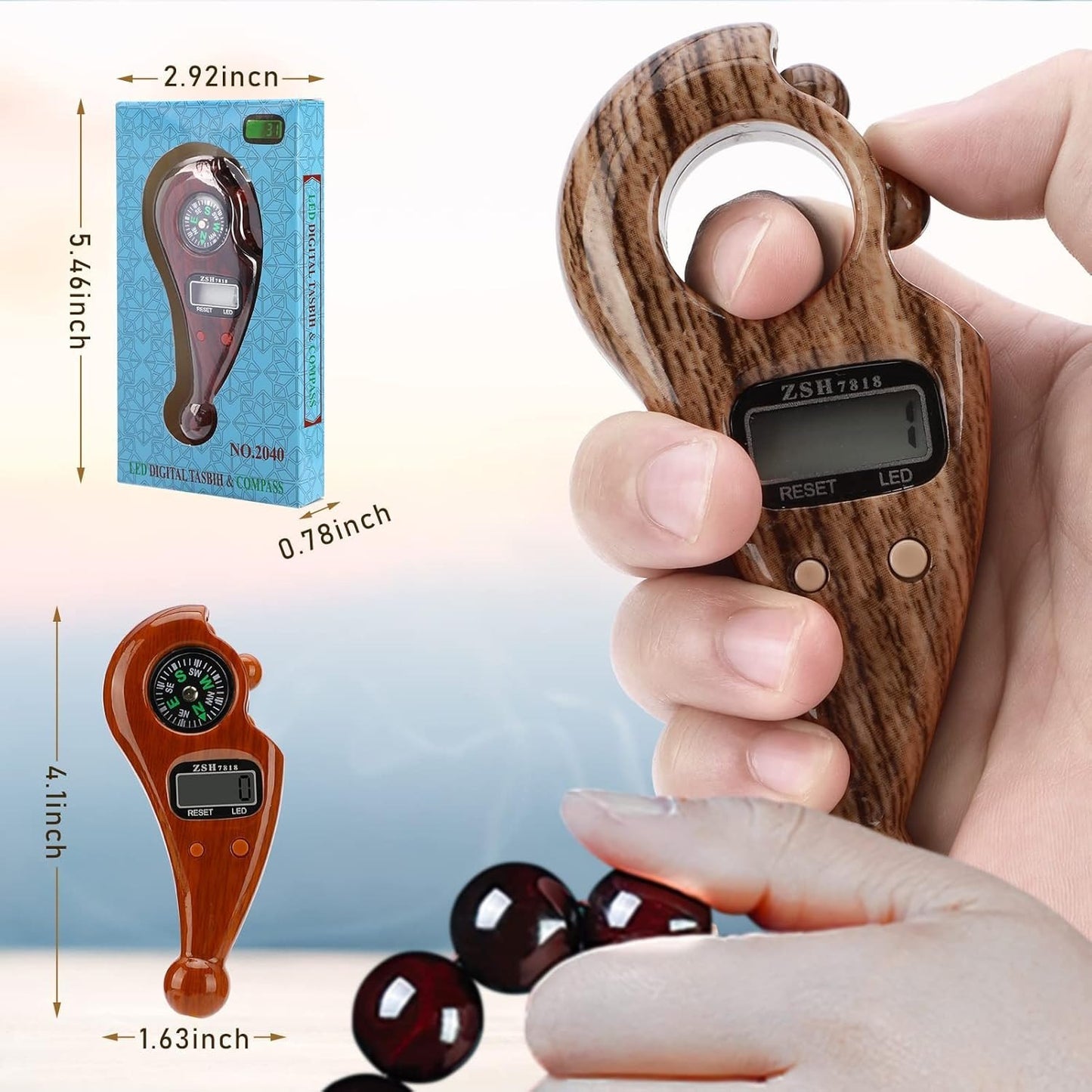 Tally Counting Machine β Manual Finger Rotating Digital Counter