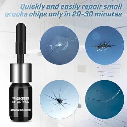 Glass Repair Kit (Pack of 2) | Car Windshield Crack Fixing Glue | DIY Auto Glass Chip Repair Solution