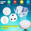 Mini Washing Machine Turbine Washing Machine Washing Machine Door Hinge Ultrasonic Lightweight Turbo Washer with USB Cable - for Home Camping Dorms Business College Rooms GenzVybs
