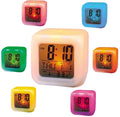 7 Colour Changing LED Digital Alarm Clock Table Watch Multicolour GenzVybs