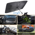 Car Sun Shade Windshield Cover | Umbrella Windshield Sun Shade for Car Front Window | Sun Protection & Heat Insulation Foldable Sun Shade | Full Cover Sun Shade for Most Vehicles GenzVybs