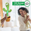 Storio Rechargeable Toys Talking Cactus Baby Toys for Kids Dancing Cactus Toys Can Sing Wriggle & Singing Recording Repeat What You Say Funny Education Toys for Children Playing Home Decor for Kids GenzVybs