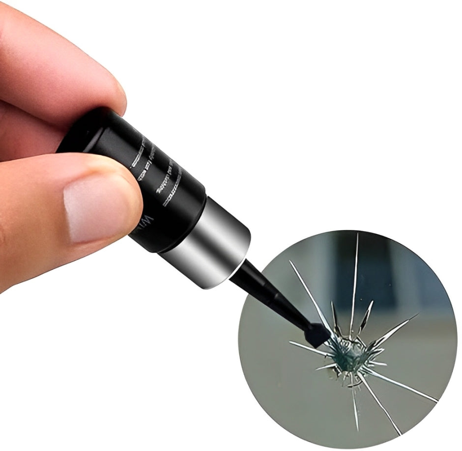 Glass Repair Kit (Pack of 2) | Car Windshield Crack Fixing Glue | DIY Auto Glass Chip Repair Solution